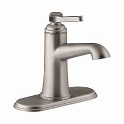 Kohler Georgeson Brushed Nickel Single Handle Lavatory Faucet 4 in.