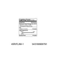GE Lighting Watt-Miser 45 watts BR30 Incandescent Bulb 425 lumens 1 pk Floodlight Soft White