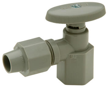 Zurn 1/2 in. x 1/2 in. Shut-Off Valve Angle Plastic