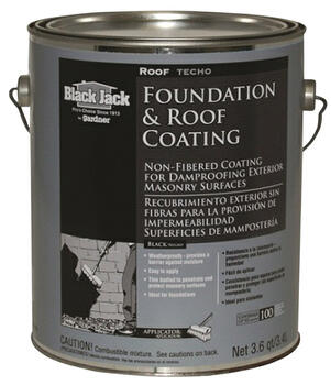 Black Jack Gloss Black Asphalt Asphalt Roof Coating 1 gal.