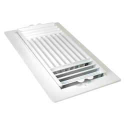 Deflect-O Jordan 12 in. H 3-Way Plastic Ceiling Register White