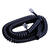 Monster Cable 12 ft. L Telephone Handset Coil Cord Black