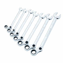 Craftsman SAE Ratcheting Wrench Set Steel 7 pc.