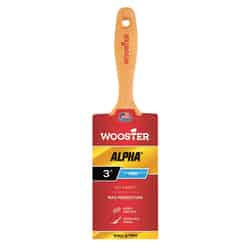 Wooster 3 in. W Flat Synthetic Blend Paint Brush Alpha