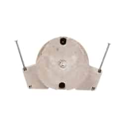 Allied Moulded 2-1/2 in. Fiberglass 1 Gang Outlet Box 1 gang Beige/Tan Round