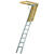 Louisville 10.3 ft. H X 25.5 in. W Aluminum Attic Ladder Type IAA 375 lb. cap.