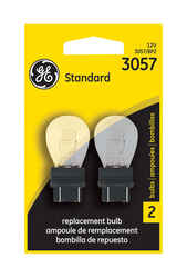 GE Miniature Lamps 3057BP For Turn Signal, Stop, Tail and Parking 12 volts 2 Carded
