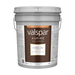 Valspar Aspire Semi-Gloss Tintable Medium Base Paint and Primer Exterior 5 gal