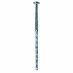 HILLMAN 5/16 in. x 6 in. L Hex Steel Lag Screw 50 pk