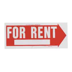 Hy-Ko English 10 in. H x 24 in. W Sign Plastic For Rent