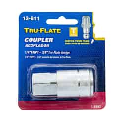Tru-Flate Brass Quick Change Coupler 1/4 in. Female 1 1 pc