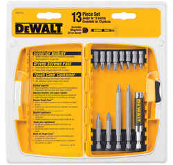 DeWalt Compact Multi Size in. Heat-Treated Steel 13 pc. Screwdriver Bit