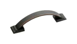 Amerock Candler Half Oval Arch Cabinet Pull 3 in. Oil-Rubbed Bronze 5 pk