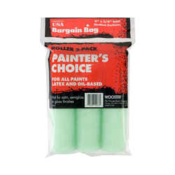 Wooster Painter's Choice Fabric 3/8 in. x 9 in. W 3 pk For Medium Surfaces Paint Roller Cover