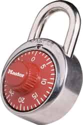 Master Lock 2 in. H x 7/8 in. W x 1-7/8 in. L Steel Padlock 1 each 3-Dial Combination
