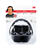 3M 25 dB Reusable Soft Foam Black 1 pair Folding Earmuffs