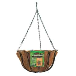 Panacea Green Steel Hanging Basket