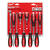 Milwaukee 10 pc Phillips/Slotted/Square Screwdriver and Bit Set 10 in.