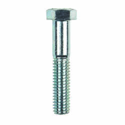 HILLMAN 3/8 in. Dia. x 2 in. L Zinc Plated Steel Hex Bolt 100 box