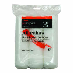 Linzer Pro Impact Synthetic Blend 9 in. W X 3/8 in. S Regular Paint Roller Cover 3 pk