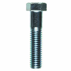 HILLMAN 7/16 in. Dia. x 2 in. L Zinc Plated Steel Hex Bolt 50 box
