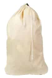 Homz Cotton-Canvas Fabric Ivory Laundry Bag