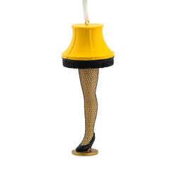 HALLMARK Leg Lamp Christmas Ornament Multicolored 1 each Resin