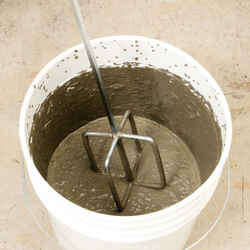 QEP 4.8 in. H x 4.8 in. W x 0.4 in. Dia. x 23 in. L Steel Grout Mixing Paddle 1