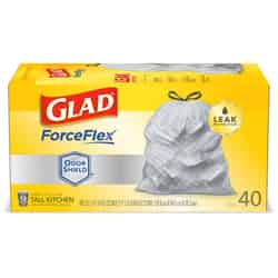 Glad ForceFlex 13 gal Tall Kitchen Bags Drawstring 40 pk