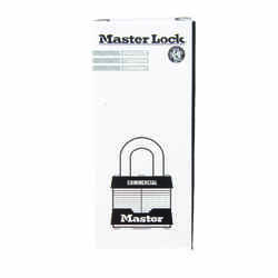 Master Lock 1-5/16 in. H x 1-3/4 in. L x 1 in. W Steel Double Locking Padlock 6 pk Keyed Alike