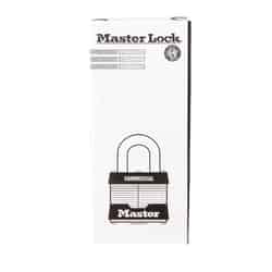 Master Lock 1-5/16 in. H x 1-3/4 in. L x 1 in. W Steel Double Locking Padlock 6 pk Keyed Alike
