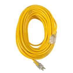 Yellow Jacket 100 ft. L Yellow Outdoor 12/3 SJTW Extension Cord