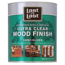 Last N Last Waterbourne Wood Finish Semi-Gloss Clear Polycrylic 1 qt