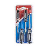 Crescent Torx Assorted Screwdriver Metal Black 4 pc.