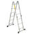 Werner 12 ft. H X 15 in. W Aluminum Articulating Ladder Type 1A 300 lb