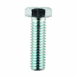 HILLMAN 3/8 in. Dia. x 1-1/4 in. L Heat Treated Zinc Steel Hex Head Cap Screw 100 box