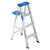 Werner 4 ft. H X 18.5 in. W Aluminum Step Ladder Type I 250 lb. cap.