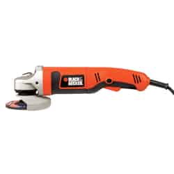 Black and Decker 4-1/2 in. 8.5 amps Corded Angle Grinder Small 10000 rpm