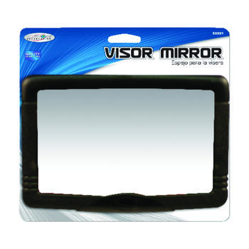 Custom Accessories Visor Mirror 1 pk Fits well on all visors Black