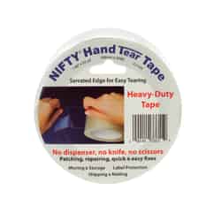 Nifty 1980 in. L x 2 in. W Hand Tear Tape Tape Clear