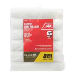 Ace Polyester 6 in. W X 1/4 in. S Mini Paint Roller Cover 6 pk