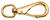 Campbell Chain 11/16 in. Dia. x 3-11/16 in. L Polished Bronze Quick Snap 60 lb.