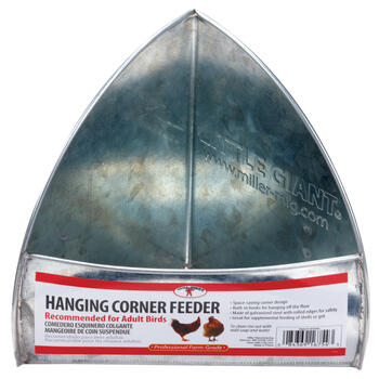 Miller Little Giant 32 oz. Hanging Corner Feeder For Poultry