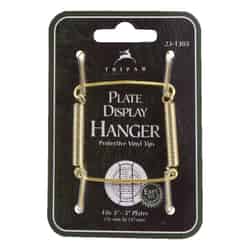 Tripar Plate Hanger Plastic Coated Clear Carded