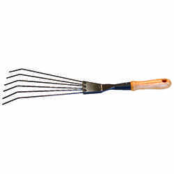 Lawn & Garden 19.5 in. L x 5.2 in. W Steel Rake