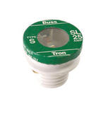 Bussmann 25 amps 125 volts Plastic Tamper Proof Plug Fuse 4 pk