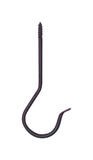 Panacea Black Wrought Iron 6 in. H Threaded J-Hook Plant Hook