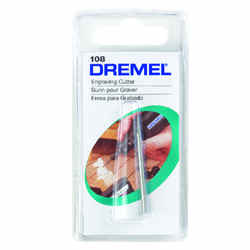 Dremel 1/32 x 1.5 in. L x 1/8 in. Dia. Engraving Cutter 1 pk