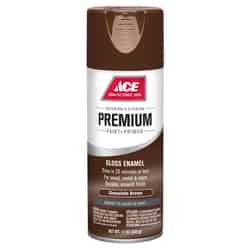 Ace Premium Gloss Chocolate Brown 12 oz. Enamel Spray Paint