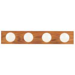 Westinghouse Brass 4 Bathroom Bar Fixture Wall Mount Natural